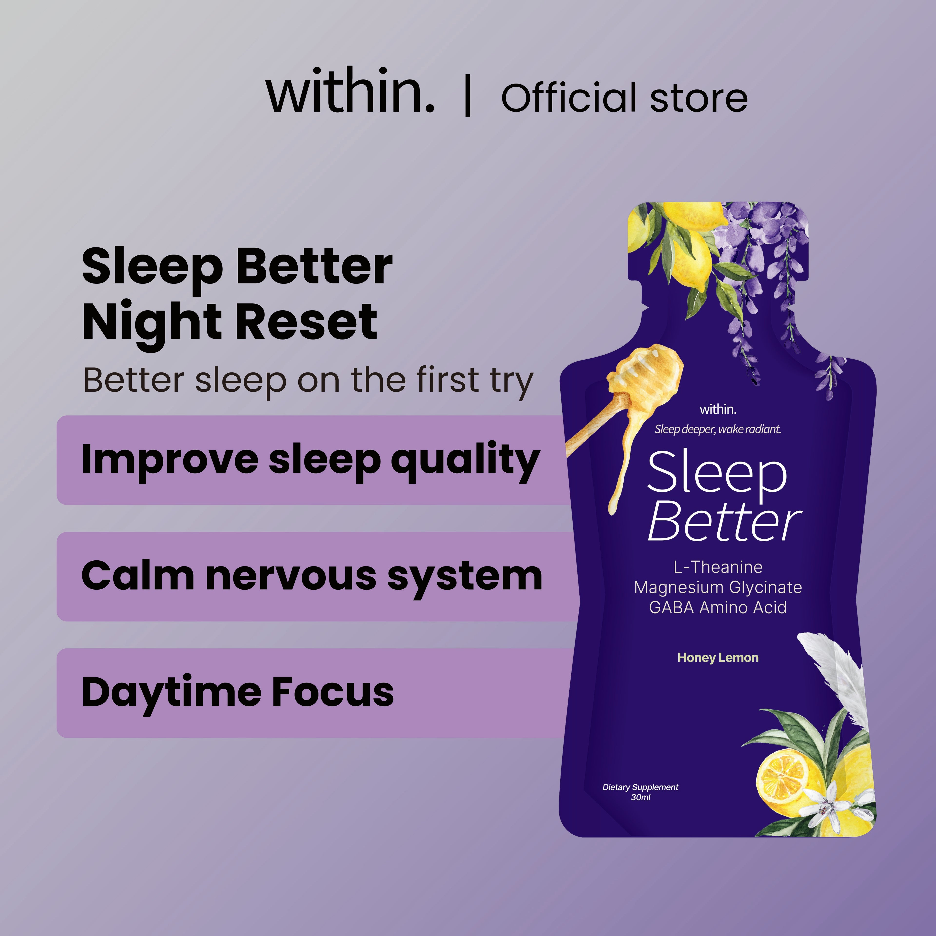 Sleep Better – Liquid Calm & Deep Sleep Support